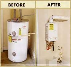 Tankless Water Heater Install Before And After